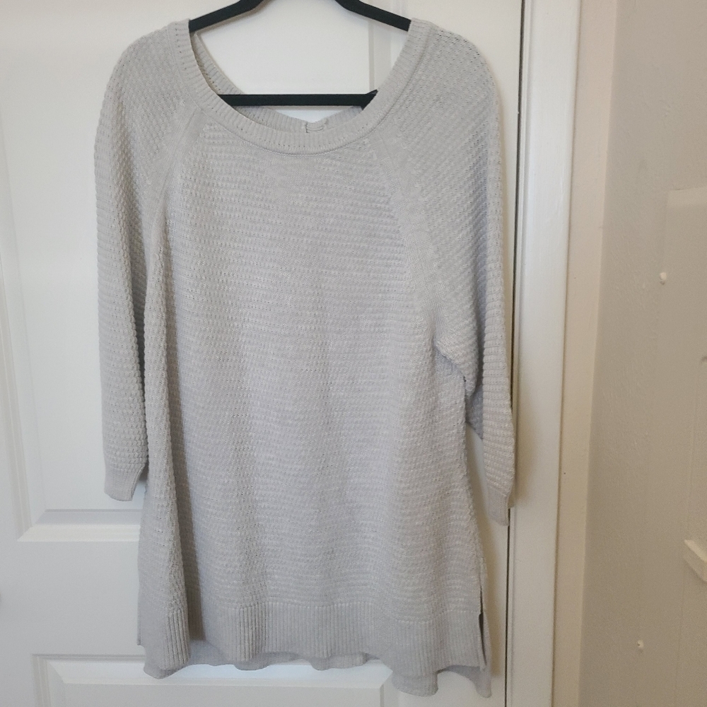 Lane Bryant Sand Color Sweater Top.
